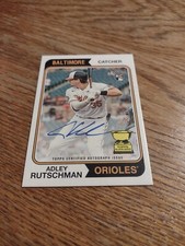 2023 TOPPS HERITAGE REAL ONE ON CARD AUTO OF ADLEY RUTSCHMAN - ORIOLES  ROA -ARN