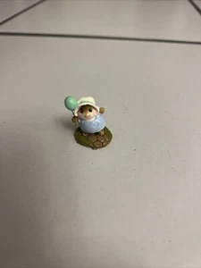 Wee Forest Folk COME PLAY Mouse M-131 Balloon Girl Annette Petersen 1985 - Picture 1 of 3