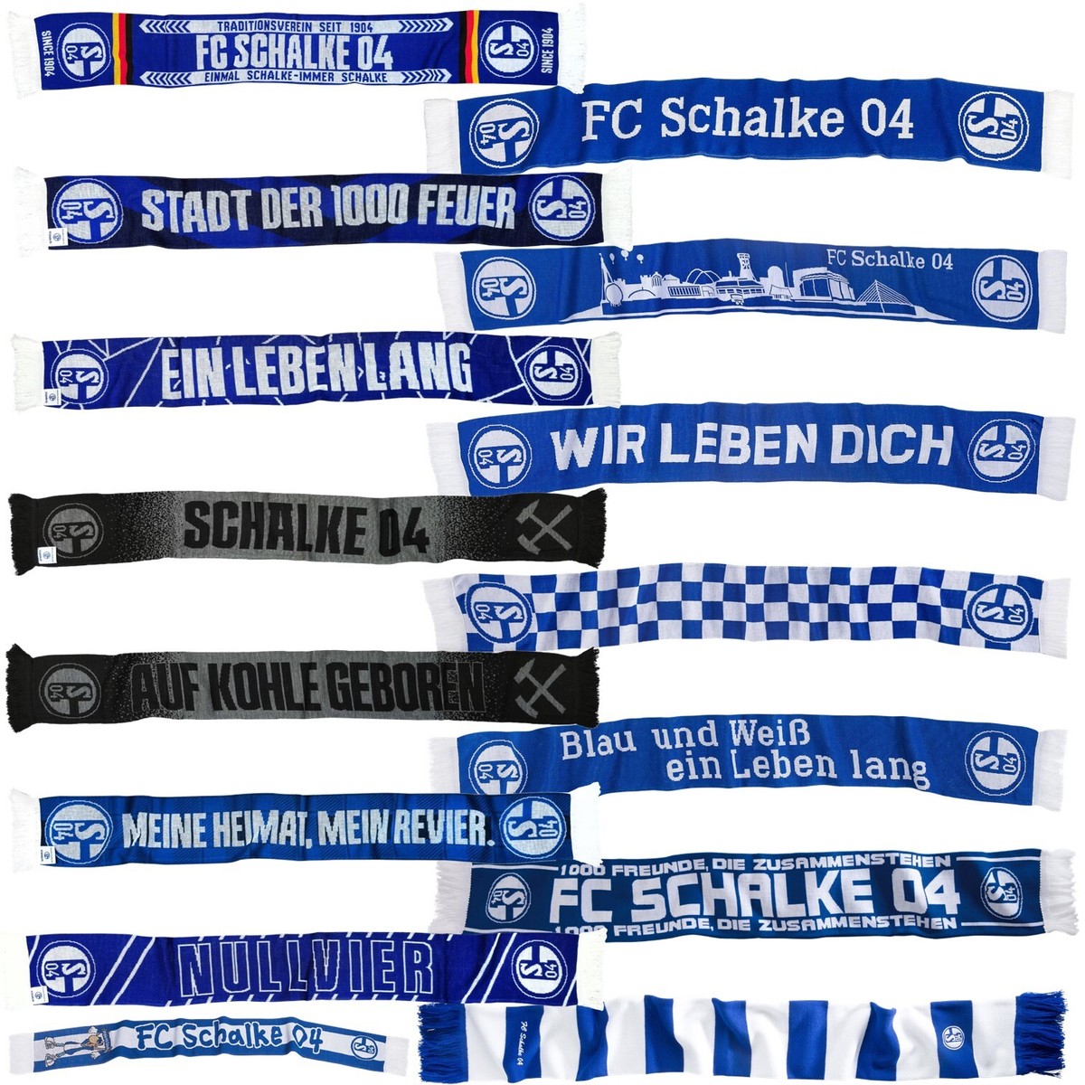 schalke seidenschal