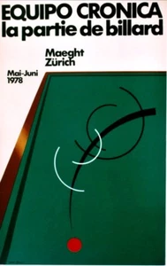 Póster original de colección BILLARDS FIESTA SUIZA ARTE EXPO 1977 - Imagen 1 de 1