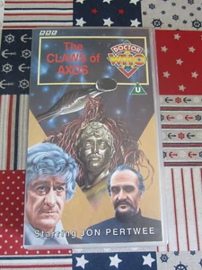 DOCTOR WHO THE CLAWS OF AXOS STARRING JON PERTWEE 1992 BBC VHS VIDEO TAPE UK PAL - Picture 1 of 4