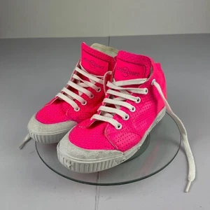 Spring Court Trainers 3 36 Pink Shoes Womens Mid-Top Leather Casual B2 Punch - Picture 1 of 15