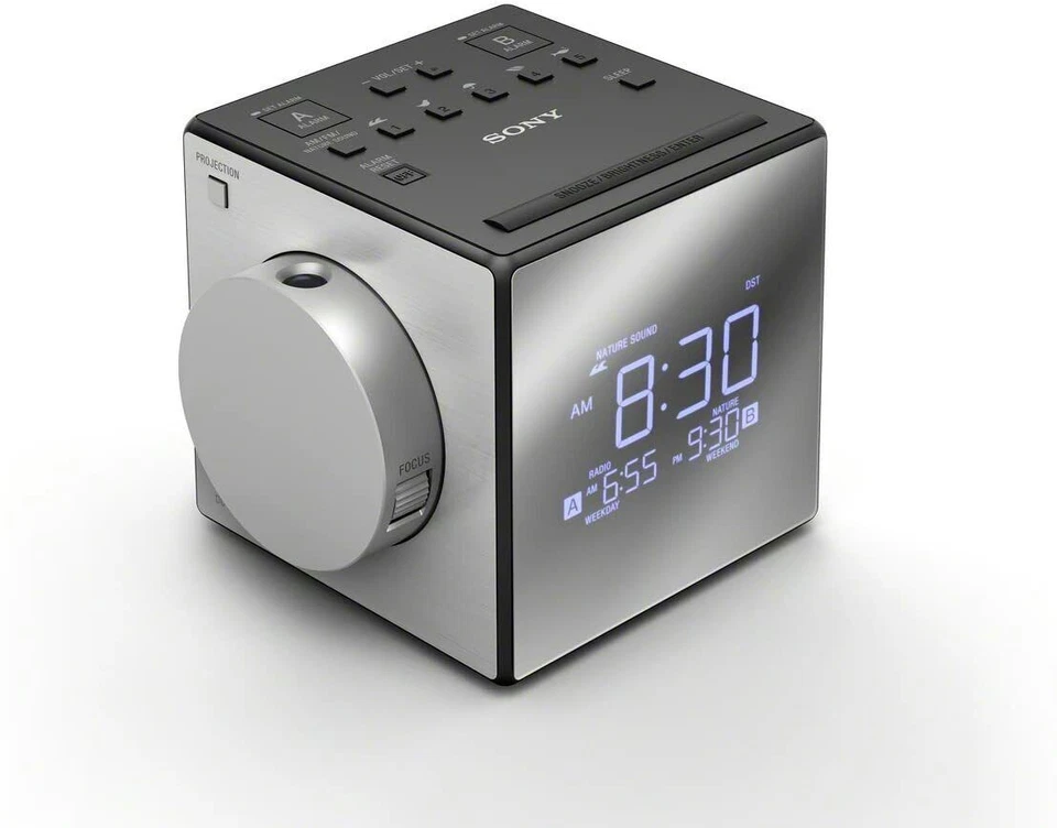 Sony ICF-C1PJ Clock Radio - Silver