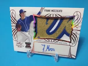 Frank Mozzicato Auto Patch Kansas City Royals 2021 Leaf Trinity spedizione gratuita - Foto 1 di 8