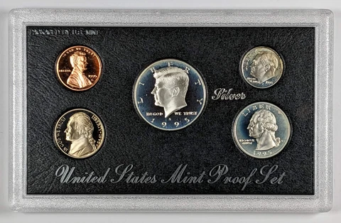 1995 S Silver Proof Set Cover