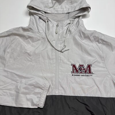 McMurry University War Hawks 1/4 拉链雨衣连帽夹克,尺寸 S — 第 1/4 张图片