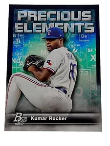 2023 Bowman Platinum Kumar Rocker Precious Elements #PE-3 Texas Rangers - Picture 1 of 2
