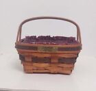 Longaberger Christmas Collection 1993 Edition Bayberry Basket combo Green