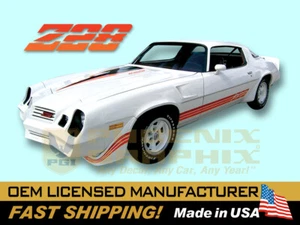 1980 1981 Chevrolet Camaro Z28 Stripes Decals 3-Color Graphics &/or EMBLEMS Kit - Picture 1 of 2