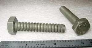 M10-1,50 x 50 MM SCHRAUBEN SECHSKANTKOPF STAHL ZINK - 10 Stück - Bild 1 von 1