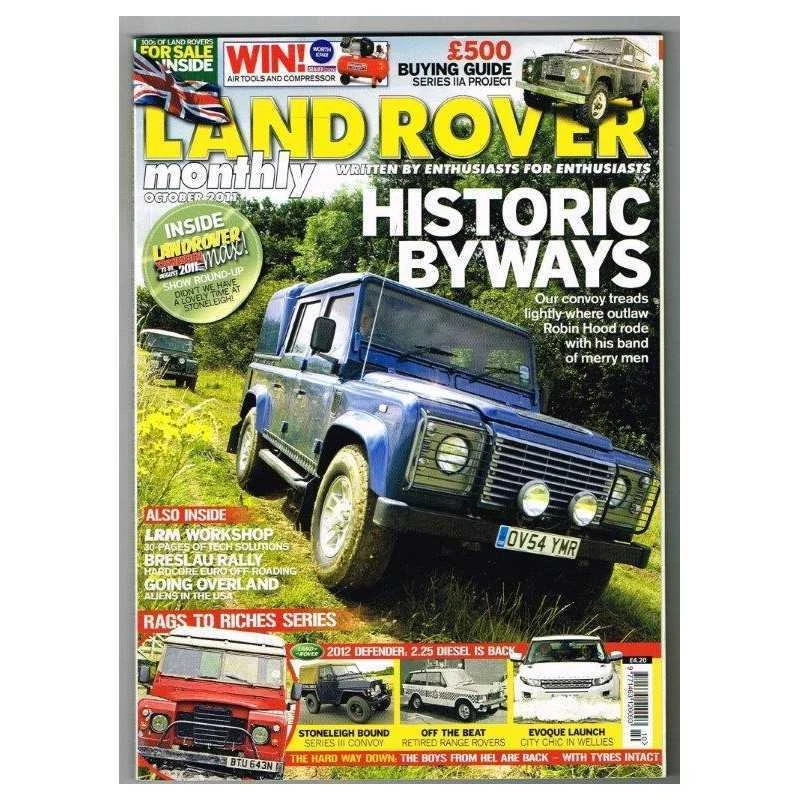 Land Rover Monthly Magazine No.159 October 2011 mbox2074 Historic Byways - Image 1 of 1