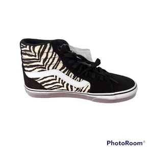 Vans Filmore Hi Platform High-Top Shoes Size 9.5 Brown White Leopard Print NEW - Picture 1 of 9