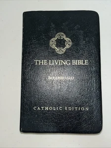 The Living Bible-Paraphrased/ Catholic Edition/ Red Letter/ Concordance: Tyndale - Picture 1 of 12