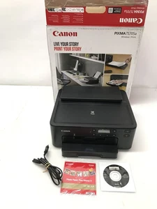 Impresora de inyección de tinta Canon Pixma TS705a - negra INCOMPLETA - Imagen 1 de 9