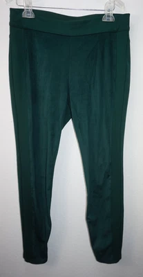 DG2 Diane Gilman Verde Oscuro Ajustado Elastizado Pantalones Leggings Talla M Foto 1 de 3