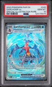 2023 POKEMON PAR EN-PARADOX RIFT SPECIAL ILLUSTRATION RARE GARCHOMP EX PSA 10 - Picture 1 of 2
