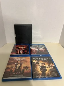 Resident Evil Blu-ray Set 1-4 Apocalypse Extinction Afterlife - Picture 1 of 4