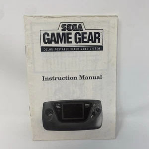 Sistema de videojuegos portátil Game Gear Sega solo manual de instrucciones - Imagen 1 de 2