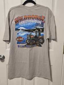 Wildhorse Harley Davidson X Large T-Shirt Elk Lake Bend Oregon New with Tags! - Picture 1 of 7