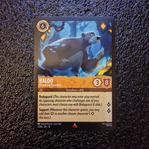 Baloo Friend and Guardian - 1/204 - Raro - Disney Lorcana - Imagen 1 de 2