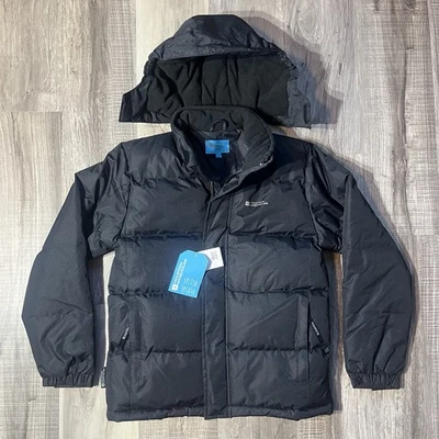 Nuevo con etiquetas Abrigo de Invierno Acolchado Negro Mountain Warehouse Niños Nieve Talla 13 Foto 1 de 4