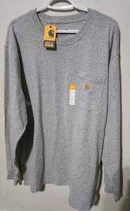 ¡NUEVO CON ETIQUETAS! Camiseta manga larga Carhatt, grande - Imagen 1 de 3