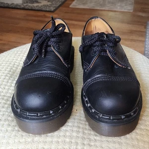 VINTAGE Dr DOC MARTENS CHUNKY OXFORD LOW TOP ENGLAND 3 US Women's - Picture 1 of 12