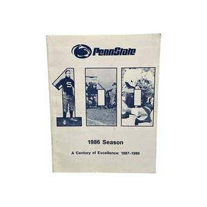 1986 Penn State University Football Program Book PSU Nittany Lions - Picture 1 of 7
