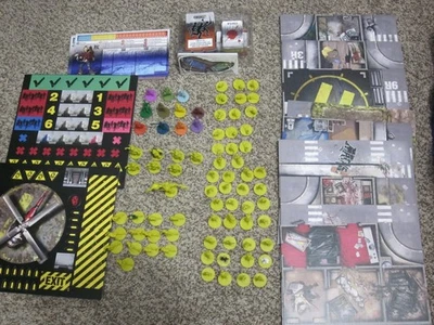 Zombicide Rue Morgue Season 3 Boardgame Guillotine 2014 Incomplete... - Image 1 of 4