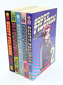 Scott Pilgrim Series Books 2-6 Set By Bryan Lee O’Malley 2 3 4 5 6 - Picture 1 of 2