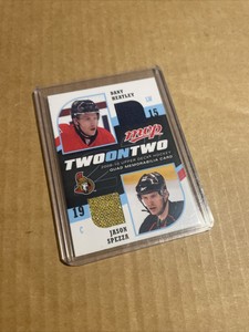 2009-10 Upper Deck MVP Two on Two JERSEYS HEATLEY-SPEZZA-BLAKE-STEMPNIAK. J-bshs