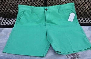 Faded Glory Men's Above The Knee Size Flat Front Shorts 40 NWT 100% Cotton - Picture 1 of 10