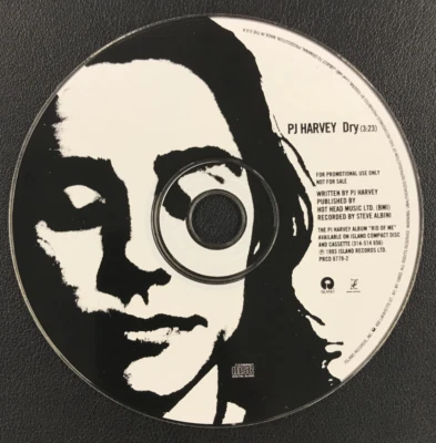 1993 PJ Harvey: Dry Single PROMO Disc CD (3:23) VTG Island Records ALT/ROCK NM! - Image 1 of 2