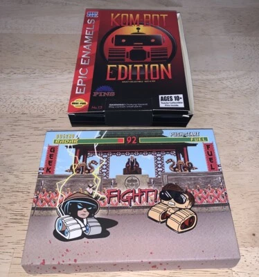 Pin Esmalte Mortal Kombat Johnny Cage Kom Bot Edition Geek Fuel Epic Sega Genesis Foto 1 de 4