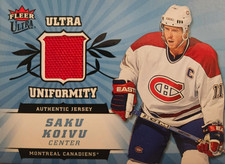 2006-07 NHL FLEER ULTRA U-SK ULTRA UNIFORMITY SAKU KOIVU MONREAL CANADIENS