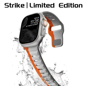 Silicone Band Sport Strap For Apple Watch Band Ultra 49mm Series 10 9876 42/45mm - Picture 1 of 59
