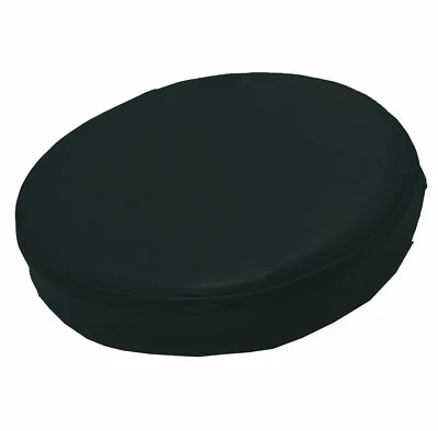 Pe246r Deep Green Extra Thick Faux Leather 3D Round Seat Cushion Cover Size - Image 1 of 4