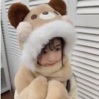 Cartoon Children Scarf Ear Neck Protection Plush Caps  Baby