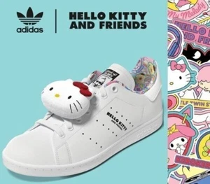 ADIDAS ORIGINALS × HELLO KITTY AND FRIENDS STAN SMITH Sneakers Womens Sz 6.5, 10 - Picture 1 of 12