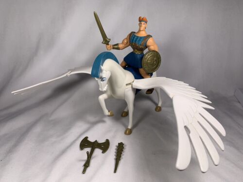 Disney Hercules Animated Pegasus Flying Winged 1997 Action Figure