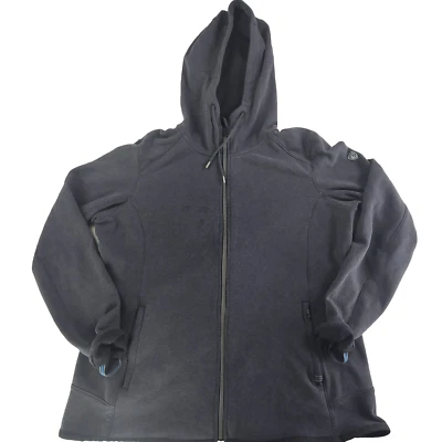 Sudadera con capucha Kuhl Spekten FZ para mujer talla L negra carbón cremallera completa regulación de temperatura 4423 Foto 1 de 4