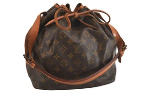 Authentic Louis Vuitton Monogram Petit Noe Drawstring Bag Old Model LV 7523M - Imagen 1 de 10