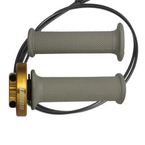 Accossato gold quick throttle control grips silver Yamaha YZF R1 2004-2006 - Picture 1 of 7