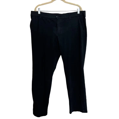 Pantalones Lee para mujer de pierna recta talla 18P negros tiro medio mezcla de rayón elásticos Foto 1 de 4