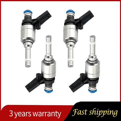 4pcs Fuel Injectors For 2008-2016 Volkswagen Beetle CC Eos Tiguan Jetta Passat - Image 1 of 4