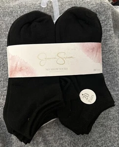 Jessica Simpson No Show Socks 20 Pairs Black, White & Gray - Picture 1 of 4