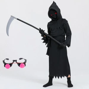 Cosplay Esqueletos Niños Fantasma Set Gafas Luminosas Escenario Muerte Disfraces Halloween - Imagen 1 de 13