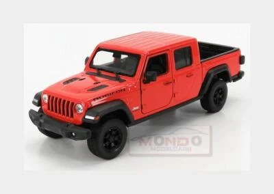 1:24 Welly Jeep Rubicon Pick-Up 2019 Orange Met Copper WE24103OR Modellino - Photo 1/2