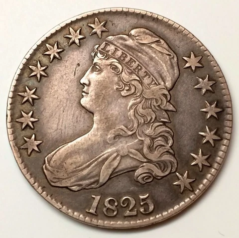 1825 Capped Bust Half dollar - VF with Nice Eye Appeal! Cover