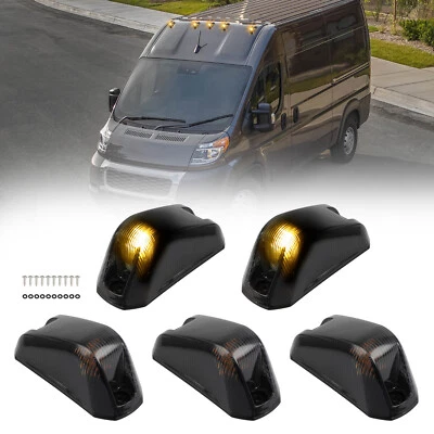 For 2014-2017 Ram ProMaster 1500 2500 3500 5PC Cab Roof Marker Running Lights - Image 1 of 4